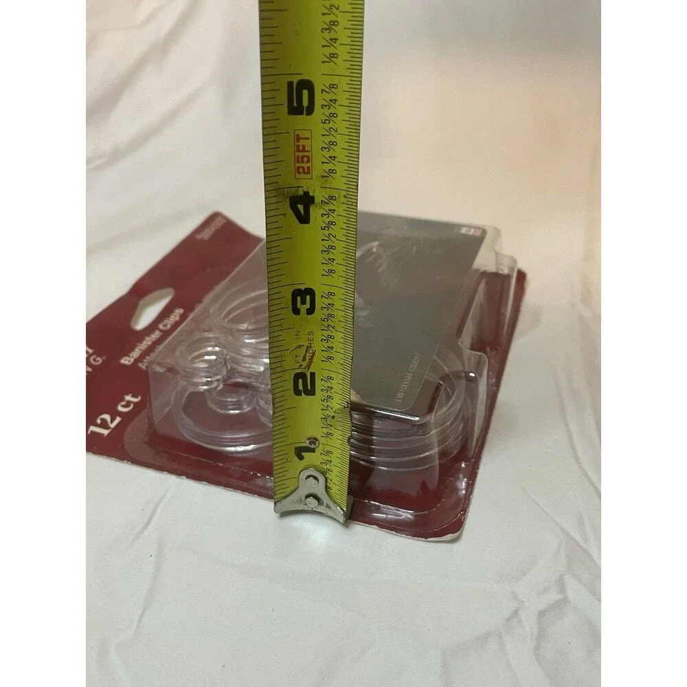 Holiday Living Plastic Banister Clips Missing One Clip- 11/12